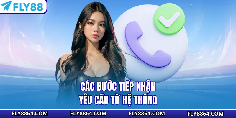 Các bước tiếp nhận yêu cầu từ hệ thống