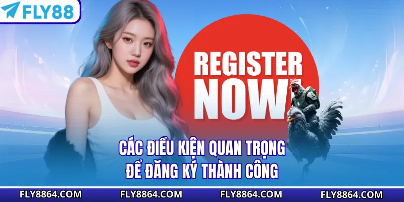 Các điều kiện quan trọng để đăng ký thành công