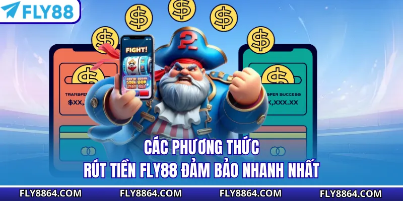 Các phương thức rút tiền Fly88 đảm bảo nhanh nhất