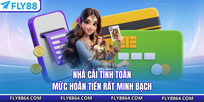 Nhà cái tính toán mức hoàn tiền rất minh bạch